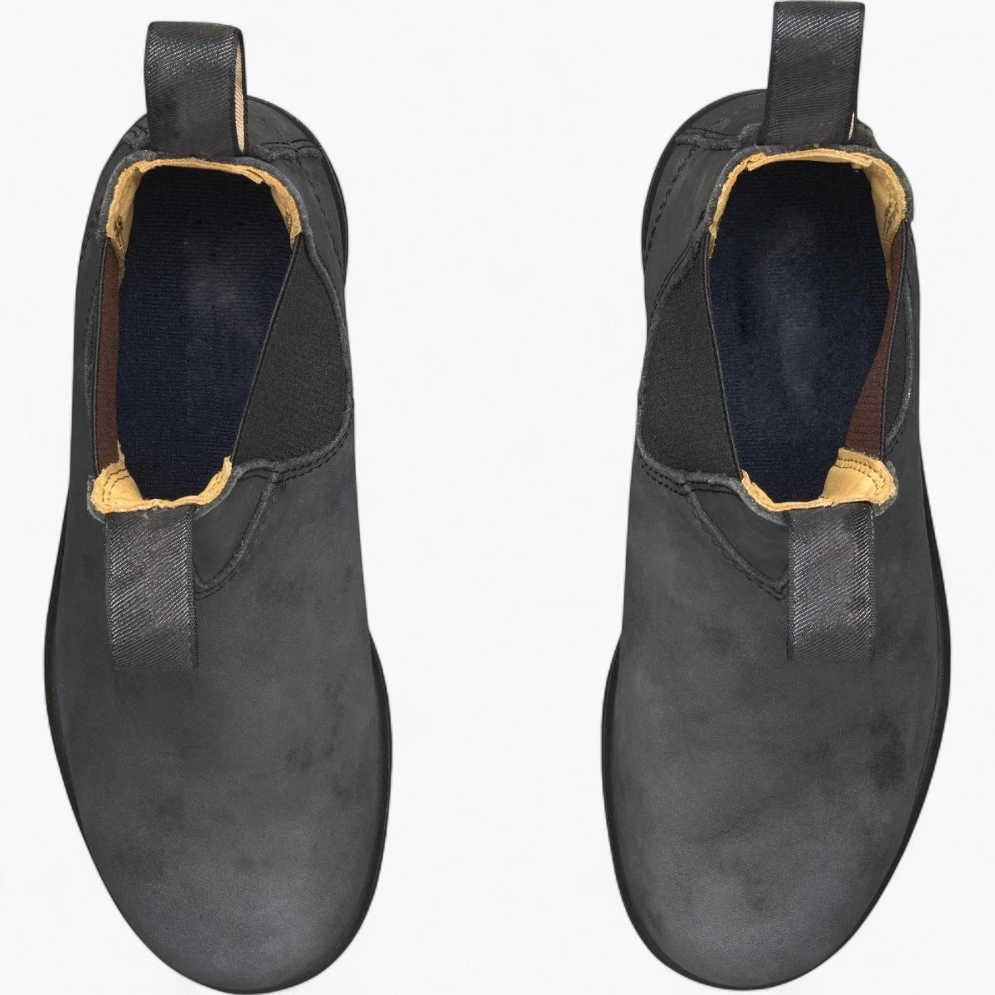 George | Men's Chelsea Leather Slip-On Ankle Boots, Classic Slip-On Boots | Everlasting Boutique