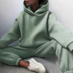 Georgia | Women's Oversized Hooded Loungewear Set, Wide-Leg Two-Piece Set | Everlasting Boutique