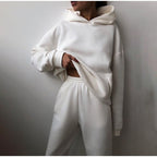 Georgia | Women's Oversized Hooded Loungewear Set, Wide-Leg Two-Piece Set | Everlasting Boutique