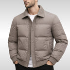 Gerd | Men's Quilted Jacket with Modern Design, City Jacket for Every Day | Everlasting Boutique | Black