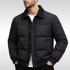Gerd | Men's Quilted Jacket with Modern Design, City Jacket for Every Day | Everlasting Boutique | Black