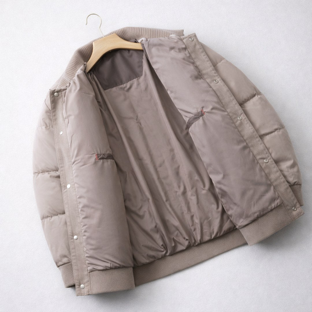 Gerd | Men's Quilted Jacket with Modern Design, City Jacket for Every Day | Everlasting Boutique | Black