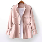 Gillian | Women's Durable Rain Coat, Practical Autumn Coat | Everlasting Boutique | Pink