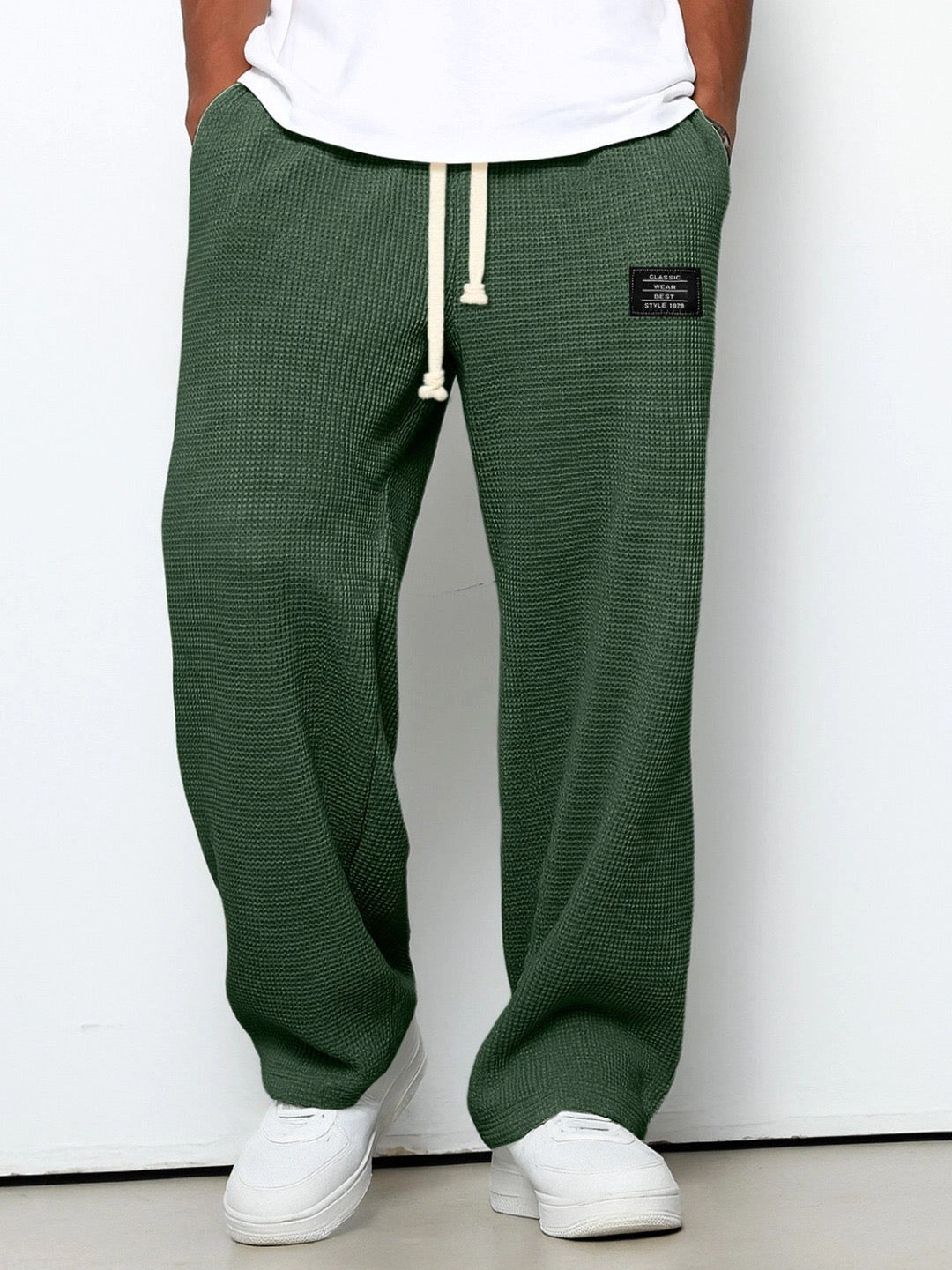 Graham | Women's Relaxed Lace Trousers, Straight-Leg Everyday Trousers | Everlasting Boutique