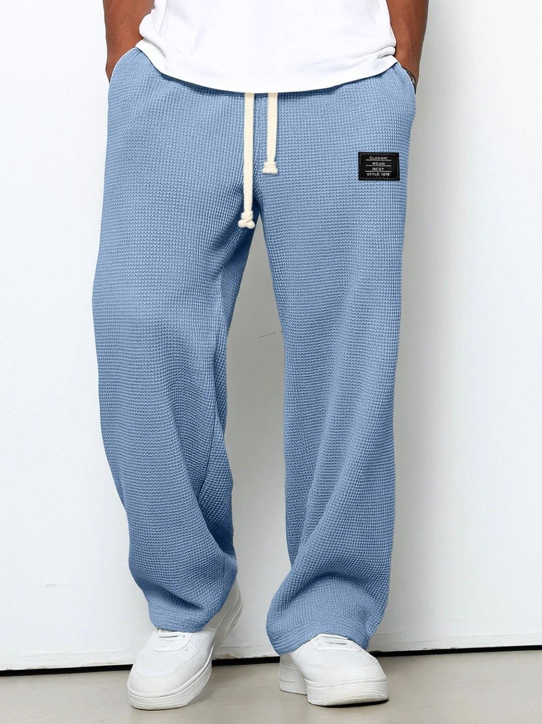 Graham | Women's Relaxed Lace Trousers, Straight-Leg Everyday Trousers | Everlasting Boutique