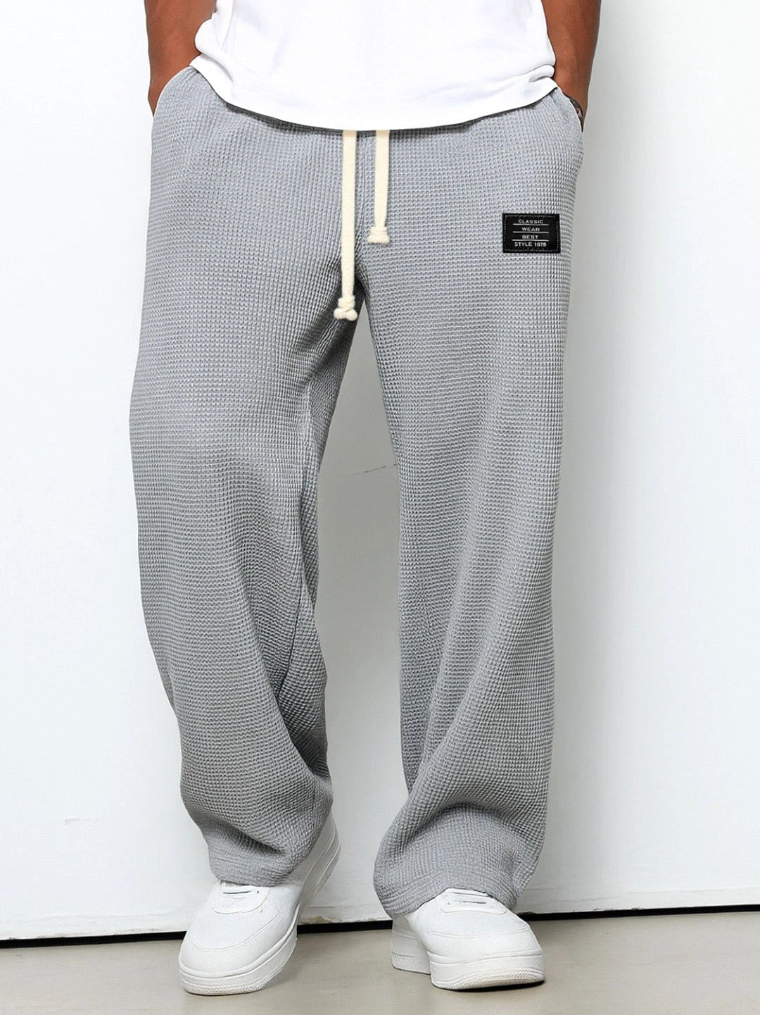 Graham | Women's Relaxed Lace Trousers, Straight-Leg Everyday Trousers | Everlasting Boutique
