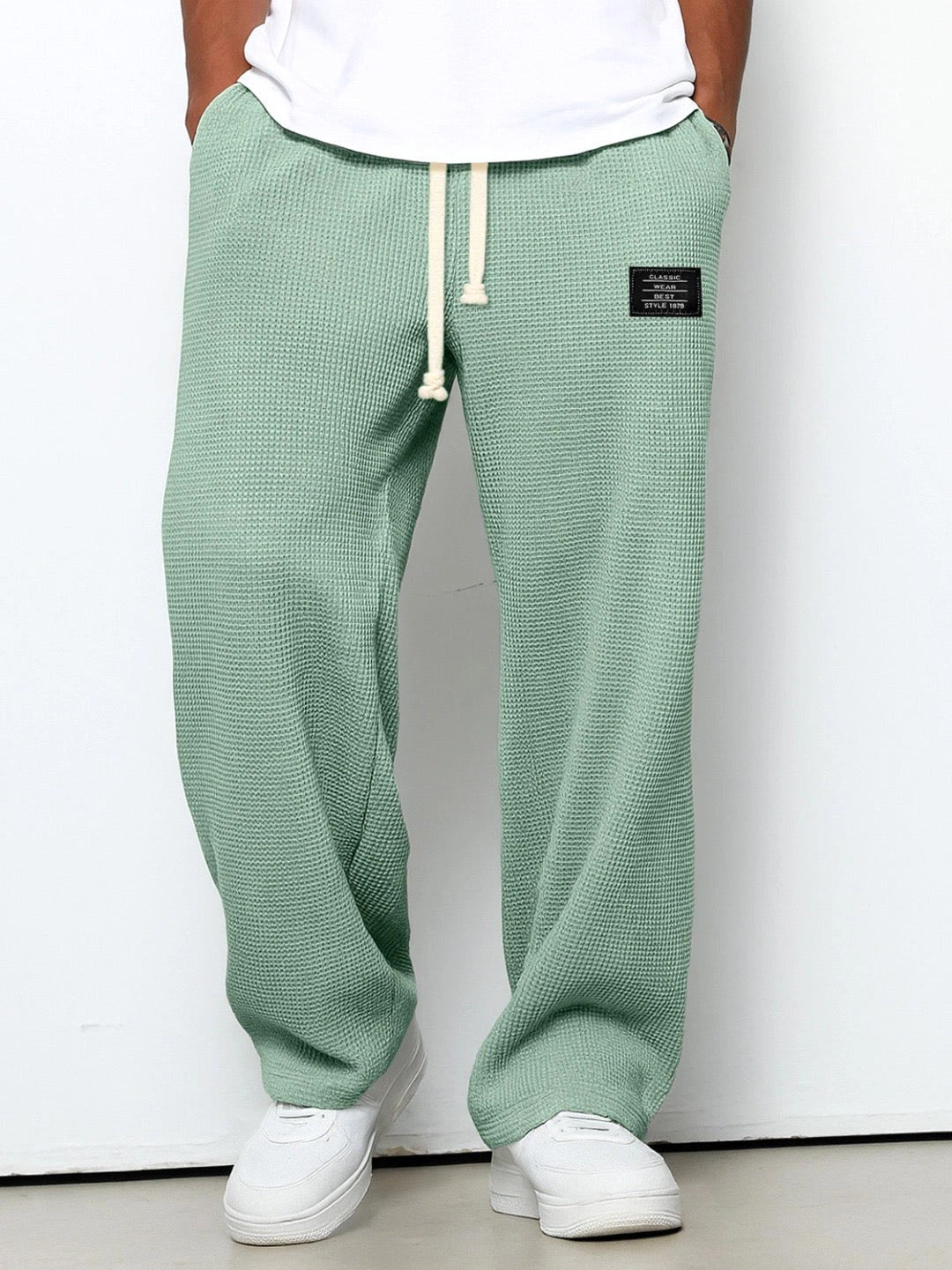 Graham | Women's Relaxed Lace Trousers, Straight-Leg Everyday Trousers | Everlasting Boutique