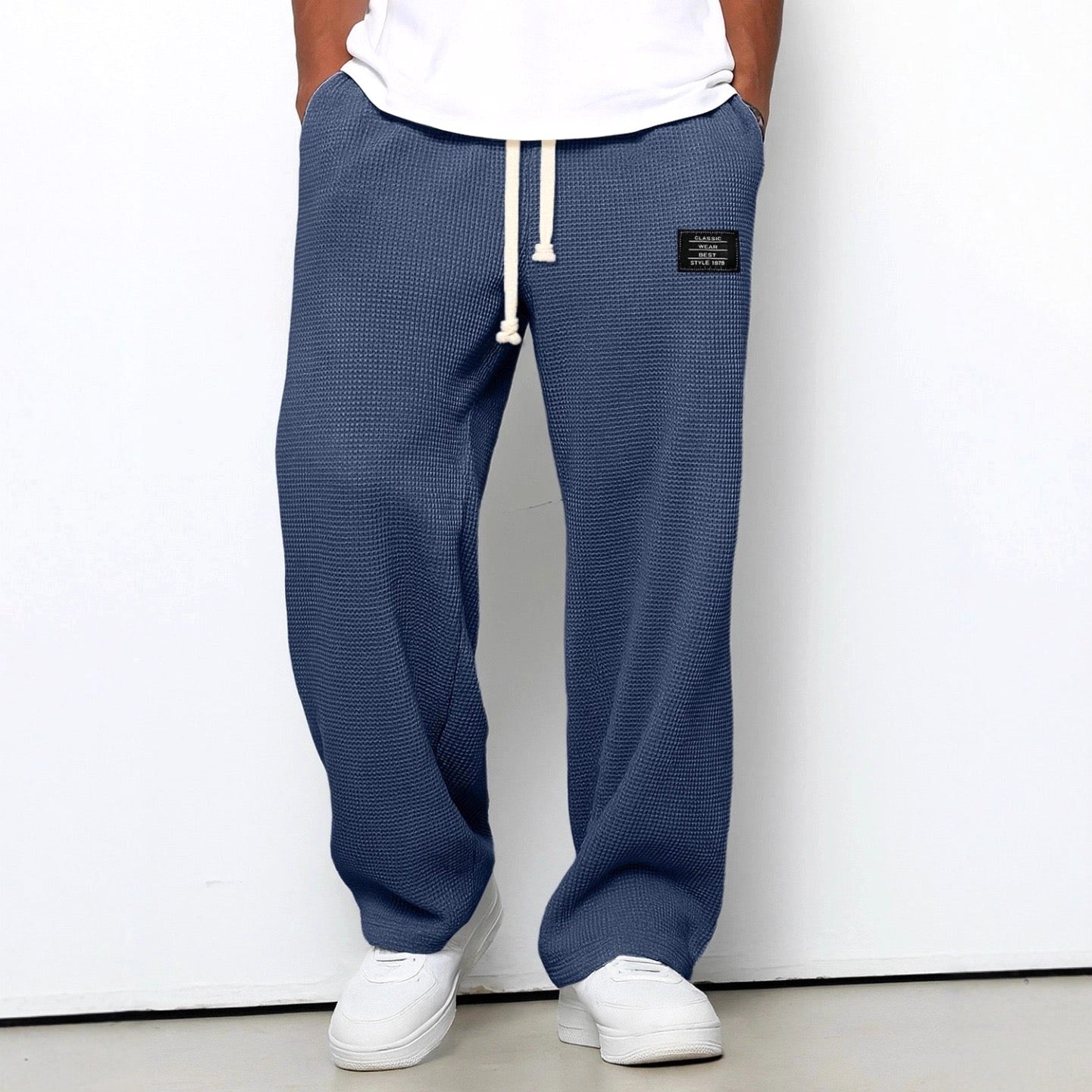 Graham | Women's Relaxed Lace Trousers, Straight-Leg Everyday Trousers | Everlasting Boutique