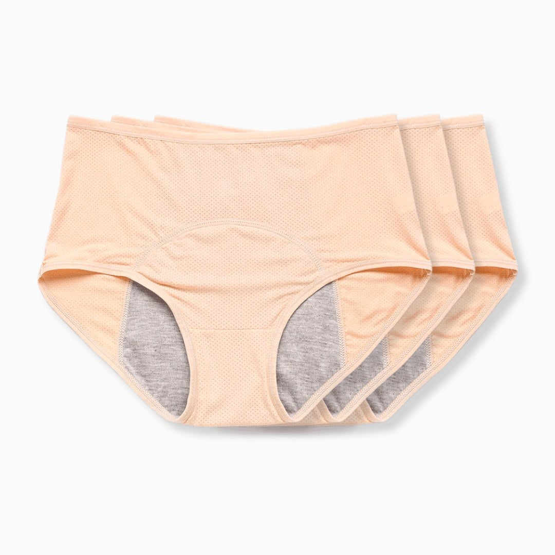 Hannah | Women's Leak-Protection Briefs with Comfort Technology, Discreet Protective Briefs | Everlasting Boutique | Beige
