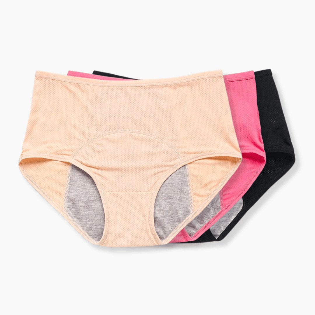 Hannah | Women's Leak-Protection Briefs with Comfort Technology, Discreet Protective Briefs | Everlasting Boutique | Beige