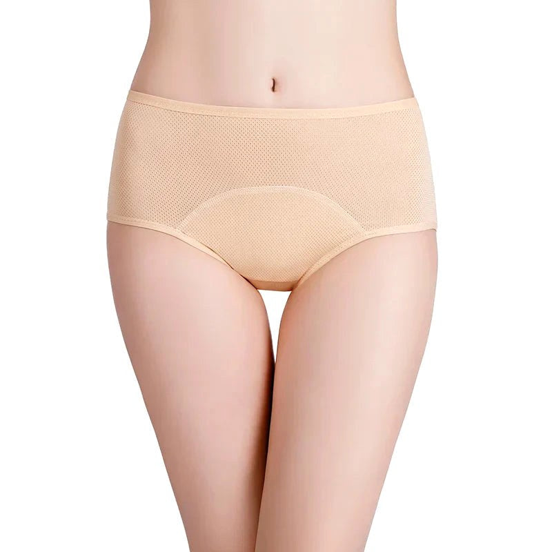 Hannah | Women's Leak-Protection Briefs with Comfort Technology, Discreet Protective Briefs | Everlasting Boutique | Beige