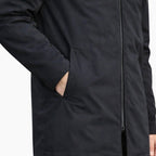 Hans | Men's Weatherproof Coat with Padding, Modern Winter Coat | Everlasting Boutique | Black