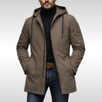 Hans | Men's Weatherproof Coat with Padding, Modern Winter Coat | Everlasting Boutique | Brown