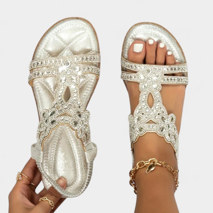 Everlasting Boutique | Harper | Women's Orthopedic Sandals - Silver