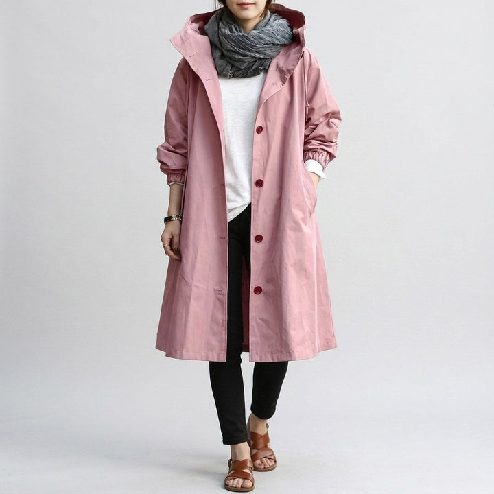 Harriet | Women's Relaxed-Fit Waterproof Jacket, Hooded Rain Coat | Everlasting Boutique