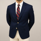 Harrison | Men's Tailored Blazer Jacket, Smart Structured Blazer Suit | Everlasting Boutique | Navy Blue