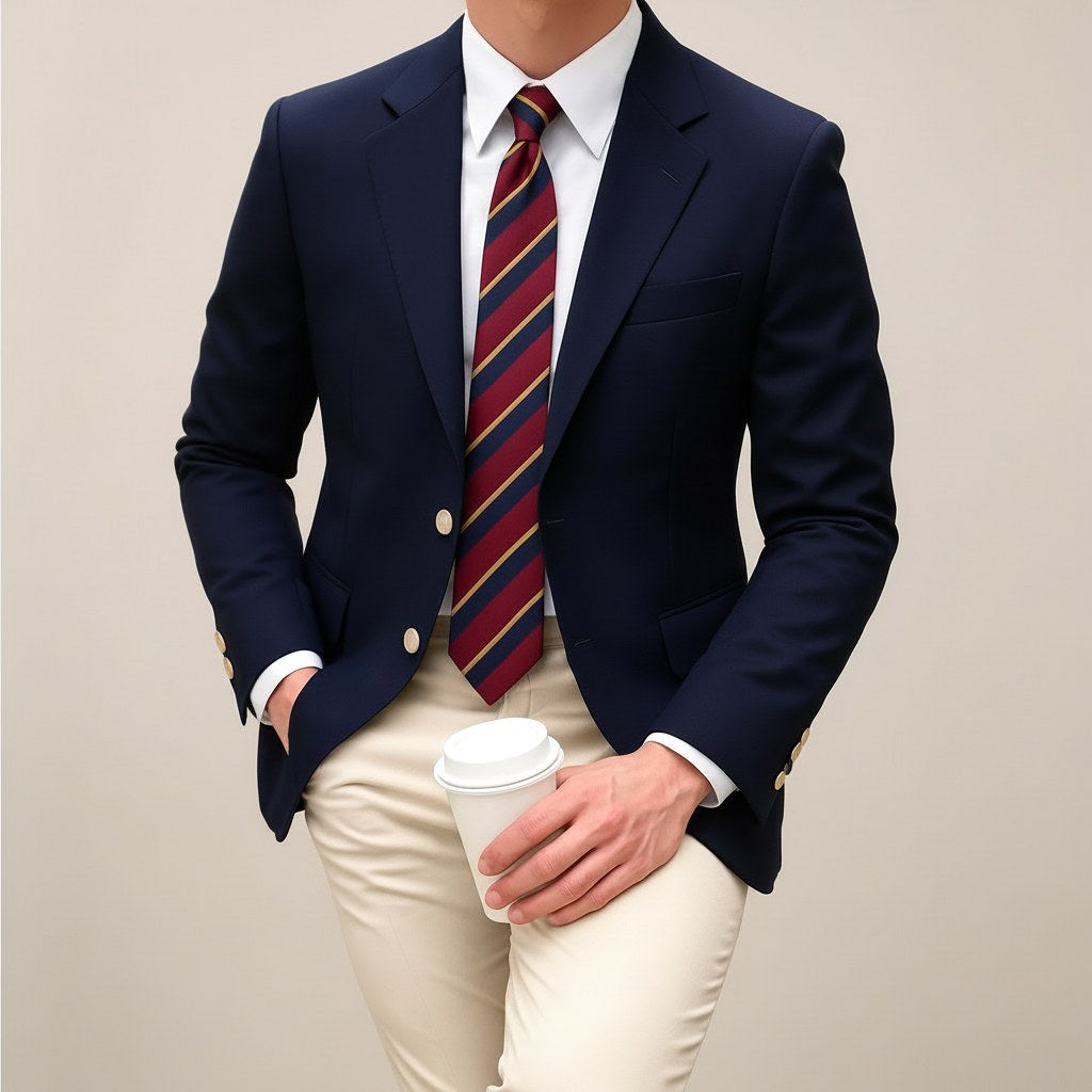 Harrison | Men's Tailored Blazer Jacket, Smart Structured Blazer Suit | Everlasting Boutique