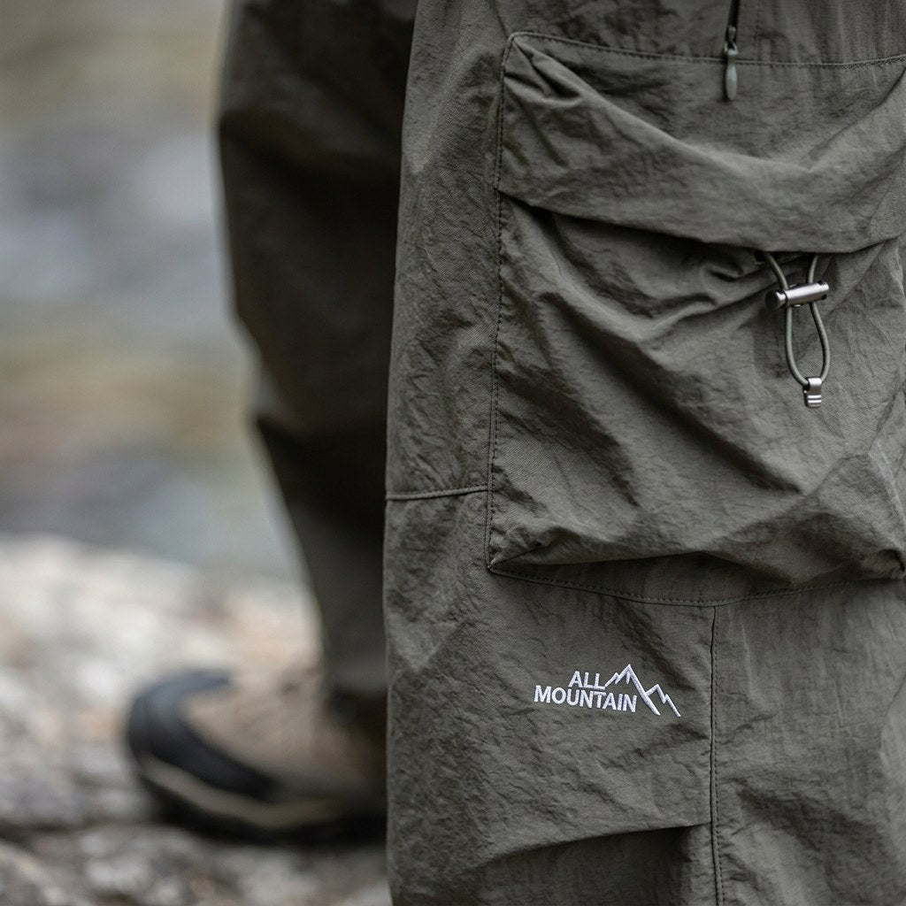Harry | Men's Waterproof Cargo Trousers, Loose-Fit Technical Walking Trousers | Everlasting Boutique