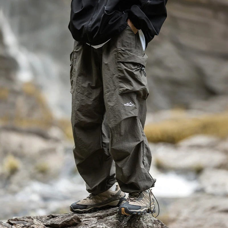Harry | Men's Waterproof Cargo Trousers, Loose-Fit Technical Walking Trousers | Everlasting Boutique