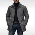 Harvey | Men's Tailored All-Weather Overcoat, Timeless Autumn Coat | Everlasting Boutique