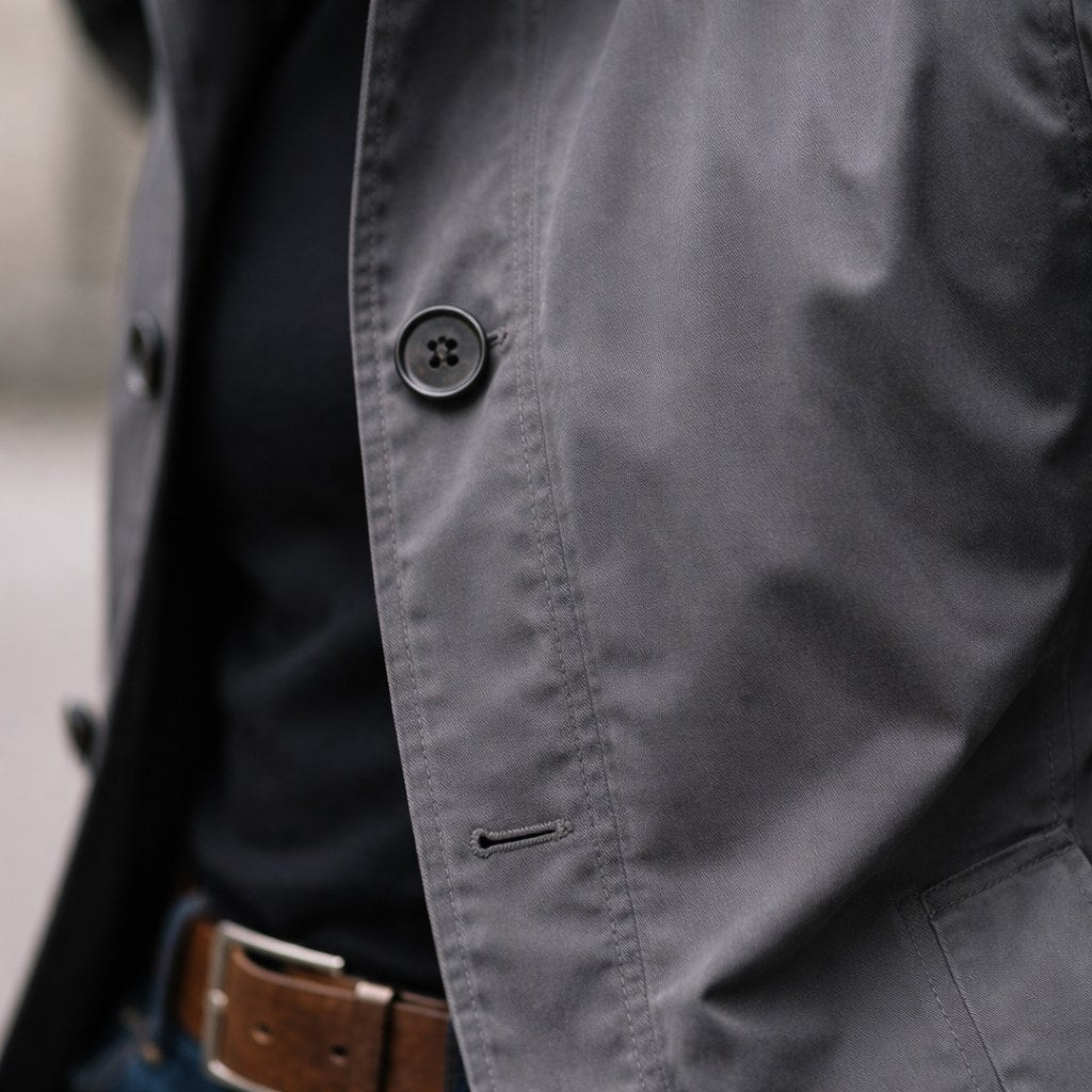 Harvey | Men's Tailored All-Weather Overcoat, Timeless Autumn Coat | Everlasting Boutique
