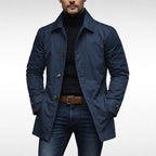 Harvey | Men's Tailored All-Weather Overcoat, Timeless Autumn Coat | Everlasting Boutique