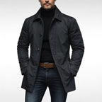 Harvey | Men's Tailored All-Weather Overcoat, Timeless Autumn Coat | Everlasting Boutique