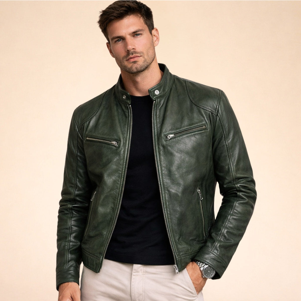 Henrik | Men's Jacket with Modern Design, Elegant Jacket for Every Occasion | Everlasting Boutique | Bordeaux