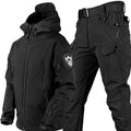 Henry | Men's Softshell Hooded Jacket and Tactical Trousers, Two-Piece Outdoor Set | Everlasting Boutique