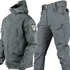 Henry | Men's Softshell Hooded Jacket and Tactical Trousers, Two-Piece Outdoor Set | Everlasting Boutique
