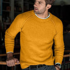 Hermann | Men's Knit Jumper with Timeless Design, Classic Men's Jumper | Everlasting Boutique | White