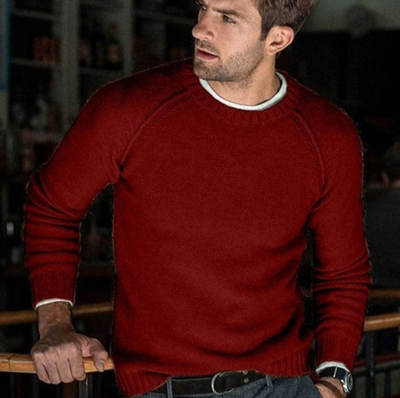 Hermann | Men's Knit Jumper with Timeless Design, Classic Men's Jumper | Everlasting Boutique | White
