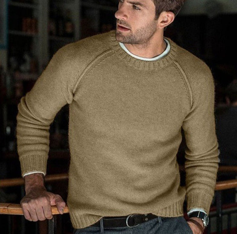Hermann | Men's Knit Jumper with Timeless Design, Classic Men's Jumper | Everlasting Boutique | White