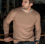 Hermann | Men's Knit Jumper with Timeless Design, Classic Men's Jumper | Everlasting Boutique | White