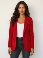 Imogen | Women's Tailored Blazer, Fitted Smart Jacket | Everlasting Boutique | Khaki