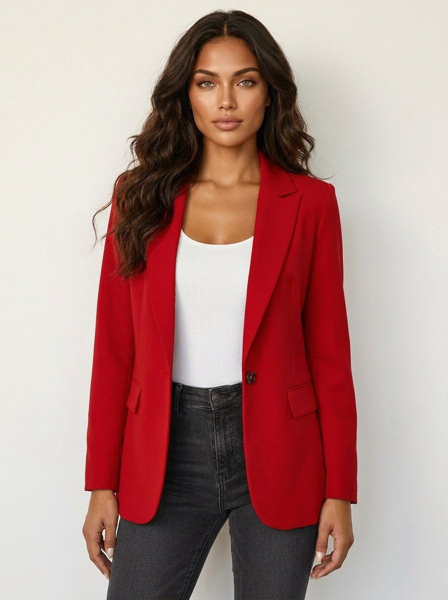 Imogen | Women's Tailored Blazer, Fitted Smart Jacket | Everlasting Boutique | Khaki