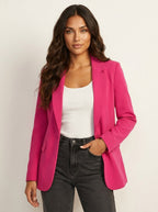 Imogen | Women's Tailored Blazer, Fitted Smart Jacket | Everlasting Boutique | Beige