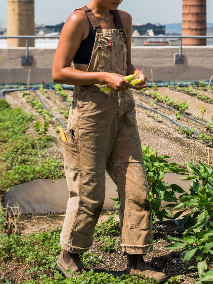 Iris | Women's Cotton Adjustable Dungarees, Functional Work Dungarees | Everlasting Boutique