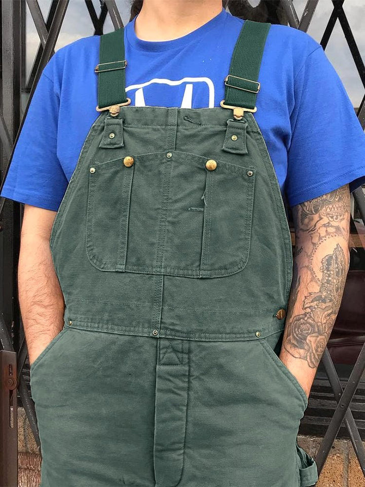 Iris | Women's Cotton Adjustable Dungarees, Functional Work Dungarees | Everlasting Boutique