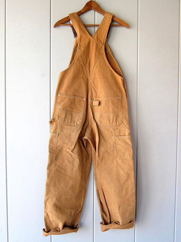 Iris | Women's Cotton Adjustable Dungarees, Functional Work Dungarees | Everlasting Boutique