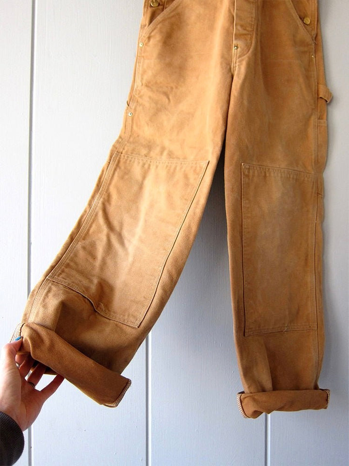 Iris | Women's Cotton Adjustable Dungarees, Functional Work Dungarees | Everlasting Boutique