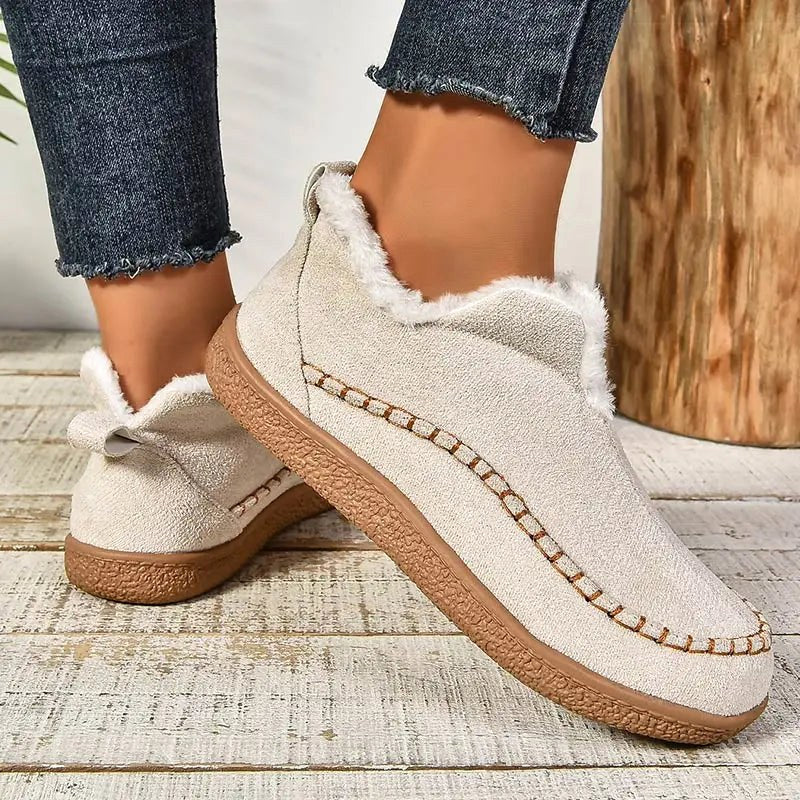 Iris | Women's Orthopedic Ankle Boots, Perfect for Autumn Walks | Everlasting Boutique | Beige