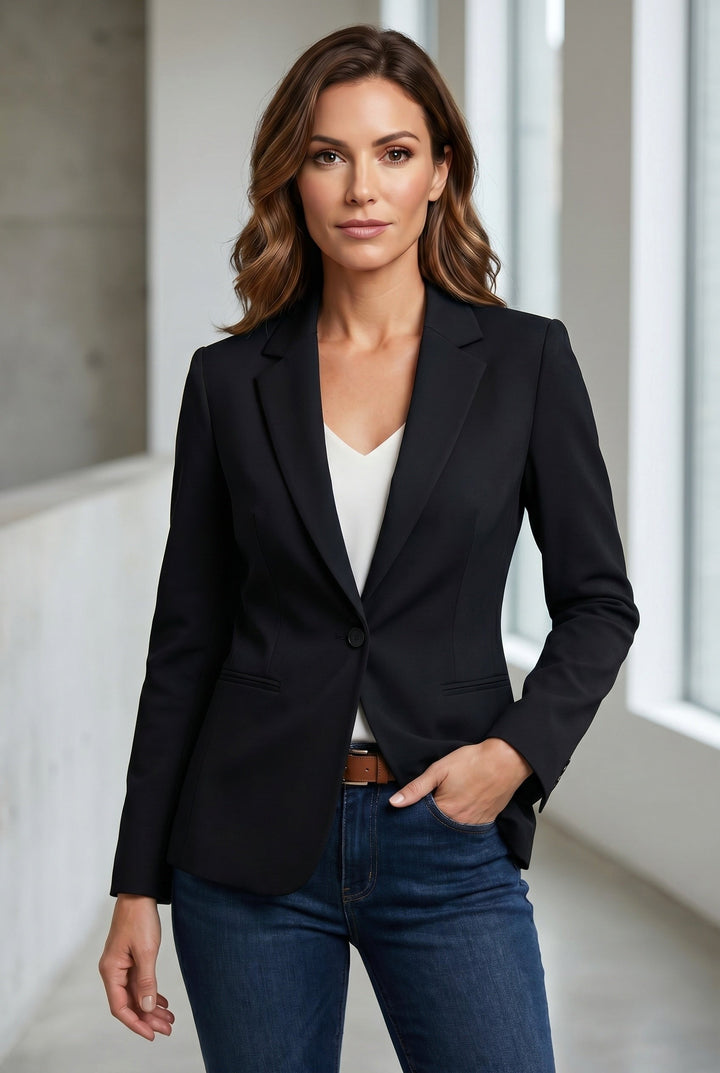 Isaline | Women's Tailored Blazer, Slim Fit Lapel Collar Trouser Suit | Everlasting Boutique