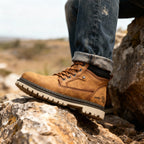 Jack | Men's Leather Work Boots, Lace-Up Anti-Slip Boots | Everlasting Boutique