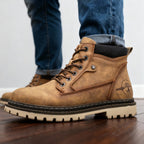 Jack | Men's Leather Work Boots, Lace-Up Anti-Slip Boots | Everlasting Boutique