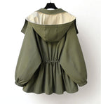 Jacqueline | Women's Oversized Layered Jacket, Practical Autumn Jacket | Everlasting Boutique