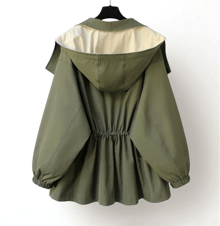 Jacqueline | Women's Oversized Layered Jacket, Practical Autumn Jacket | Everlasting Boutique