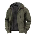 Jamie | Men's Hooded Full Zip Jacket, Lined Casual Jacket | Everlasting Boutique | Navy Blue