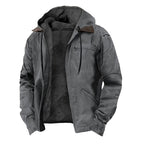 Jamie | Men's Hooded Full Zip Jacket, Lined Casual Jacket | Everlasting Boutique | Olive Green