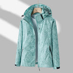 Janet | Women's Lightweight Waterproof Hooded Jacket, Practical Outdoor Jacket | Everlasting Boutique | Green